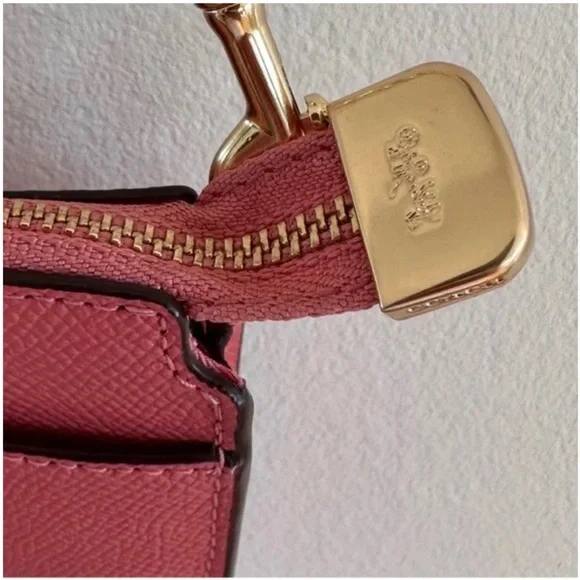 Coach Leather Crossbody Bag With Detachable Card Holder NWOT - Picture 4 of 8